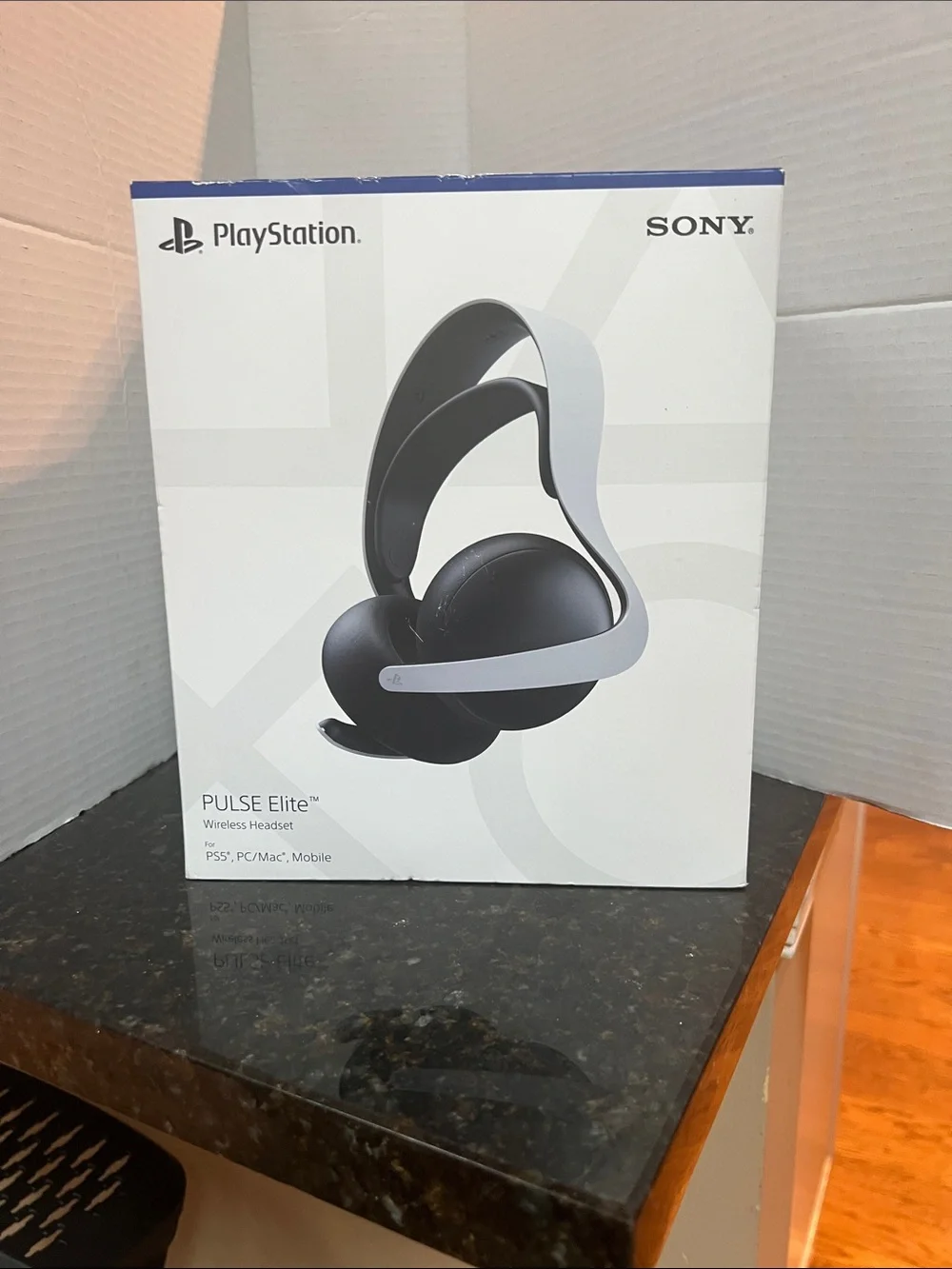 Sony PULSE Elite Wireless Headset — Black & White (UNOPENED)